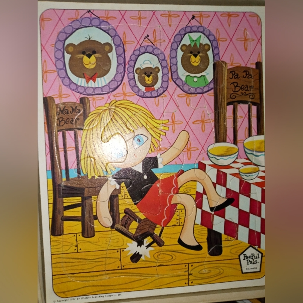 Whitman PeePul Pals 9- Children Puzzles -1967 - Picture 11 of 11
